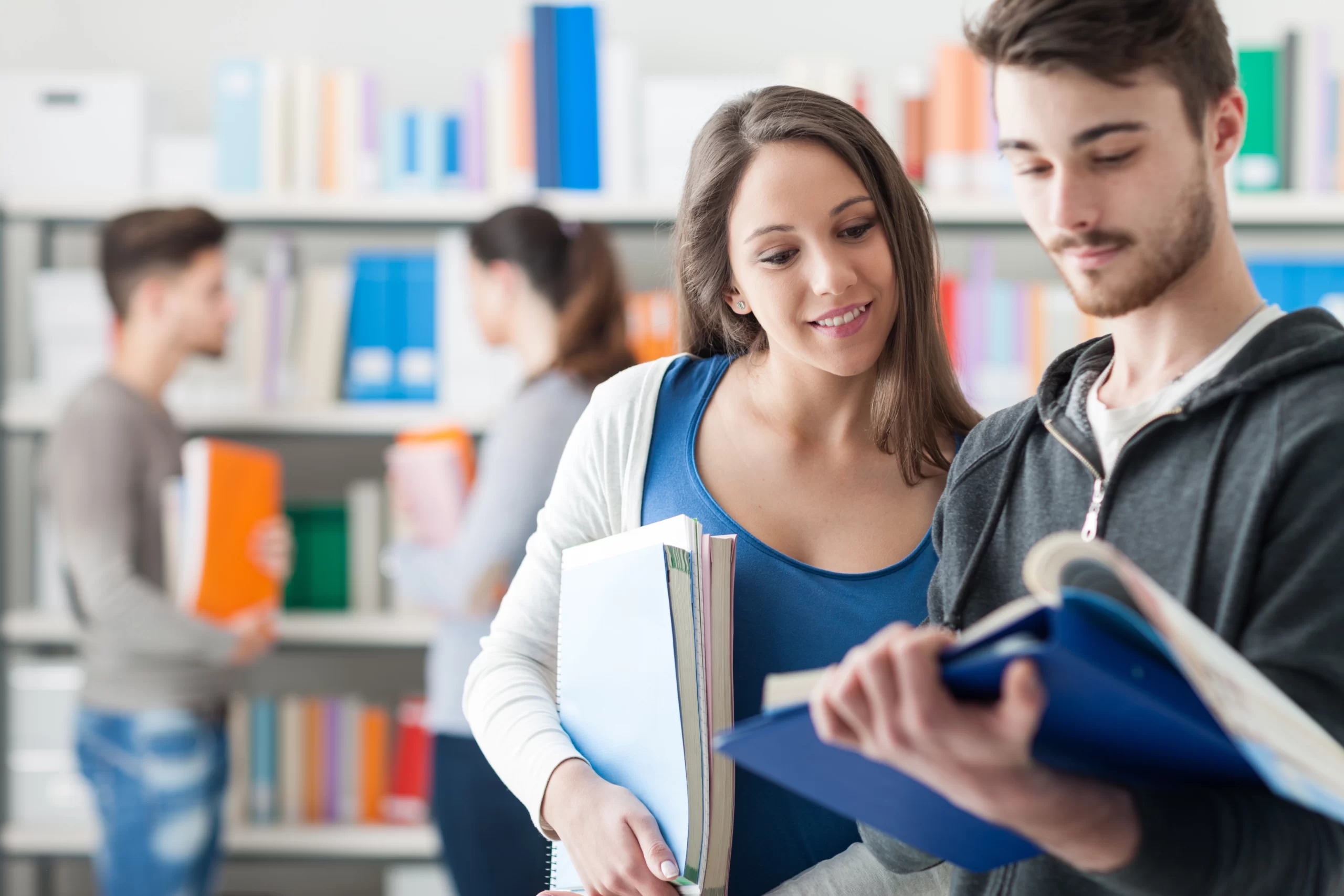 Alumnos de primer año en la universidad